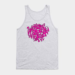 80's graffiti logo Tank Top